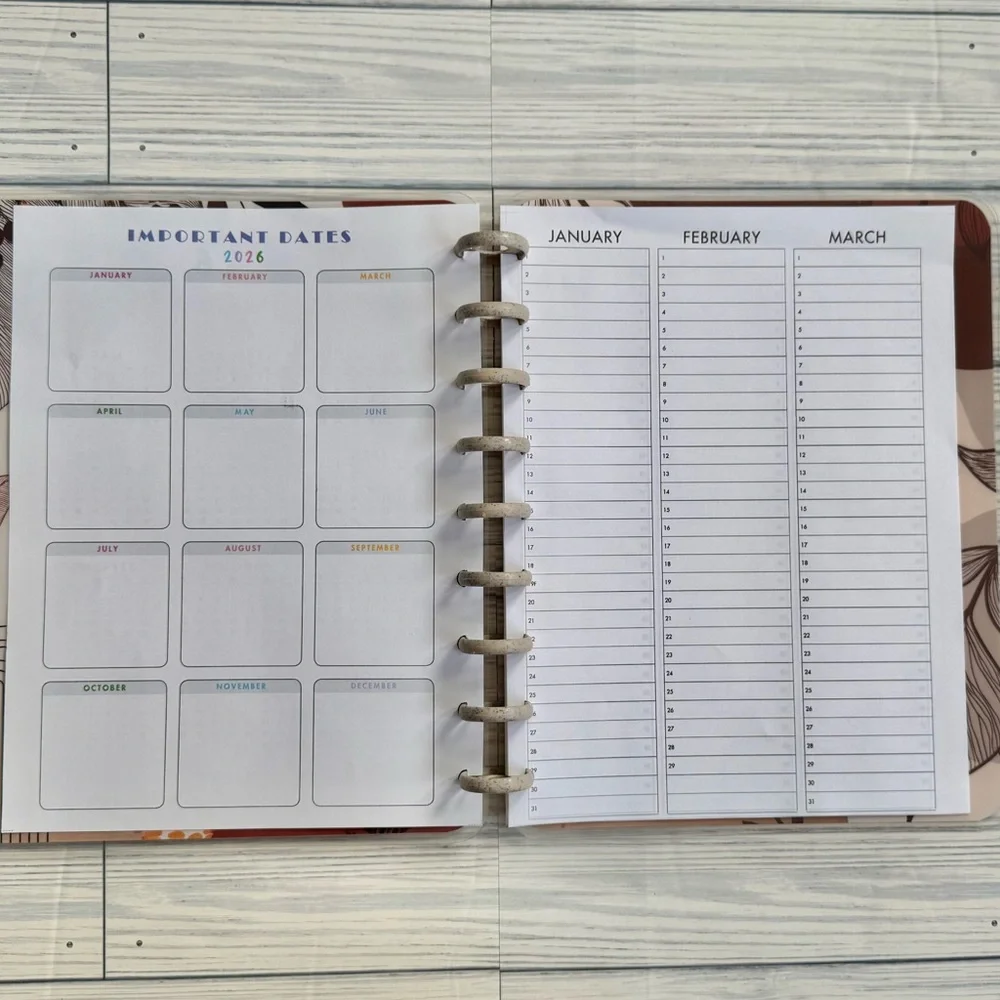 Happy Planner classic weekly layout Boho neutral Be your own kind of Beautiful